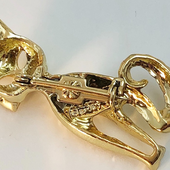 Gerry's Cat Brooch/Pin Gold Tone - Picture 4 of 6